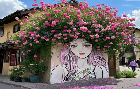 桃江怎么设计网红打卡墙绘