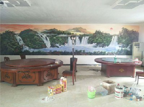 桃江墙绘-写实风景