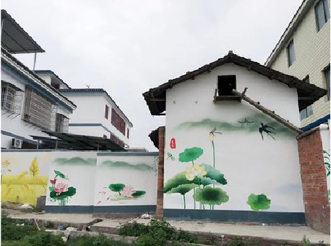桃江室外墙绘-从选材到保养。