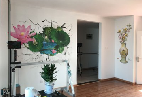 桃江墙体彩绘相比墙纸的优势。